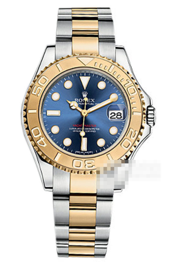 ロレックスヨットマスター168623コピー時計、碧海に煌く金鋼の調和