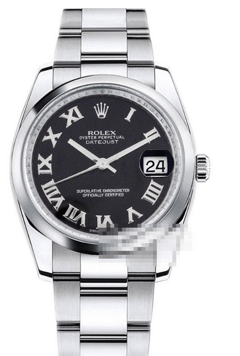 永遠のスタイルを刻む、ロレックス レディースデイトジャスト 178240-72160 黒文字盤 ローマンインデックス